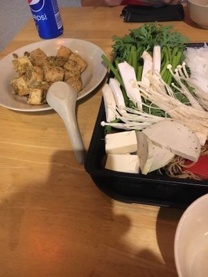 Flavoured tofu.  at Quan Chay - Dien Bien Phu in Ho Chi Minh City