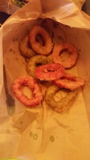 pepper ring at GreenBurger - Vesterbrogade in Copenhagen