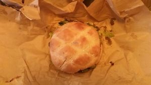 Mexican burger  at GreenBurger - Vesterbrogade in Copenhagen