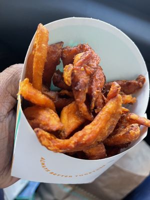 Yam Fries at HipCityVeg - Broad St in Philadelphia
