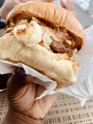 This burger was really good   at HipCityVeg - Broad St in Philadelphia