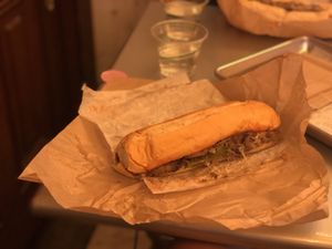 My perfect cheese steak sandwich at HipCityVeg - Broad St in Philadelphia
