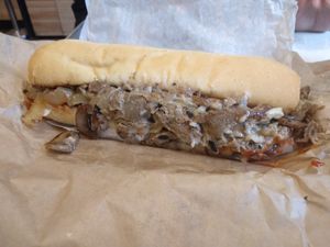 Excellent Philly cheese steak at HipCityVeg - Broad St in Philadelphia