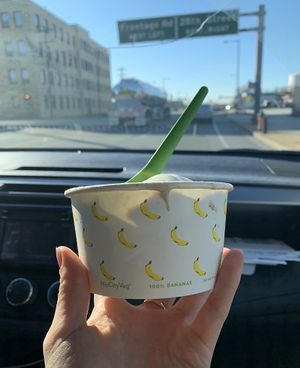 Banana frozen  at HipCityVeg - Broad St in Philadelphia