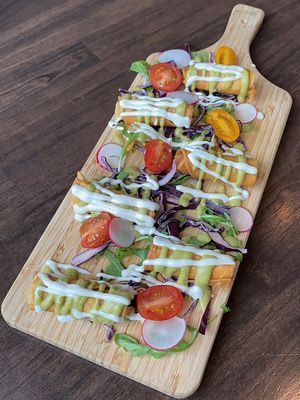 Chorizo flautas   at The Raven Bistro in Jasper