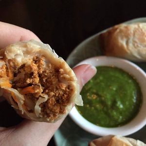 vegan chorizo spring rolls at The Raven Bistro in Jasper