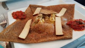 Toykio vegan gluten free galette at Ty Veg in Perros-guirec