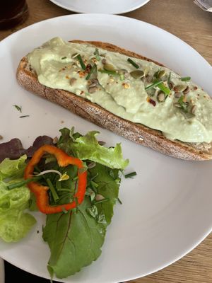 Avocado bread - Müllers Café, Schwerin   at Muellers Cafe in Schwerin
