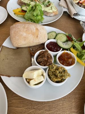 Vegan breakfast - Müllers Café, Schwerin   at Muellers Cafe in Schwerin