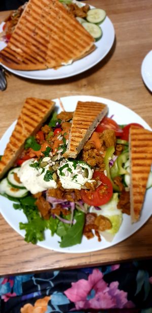 Vöner-Teller at Muellers Cafe in Schwerin