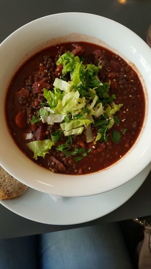 Wurzel gemüse  at Muellers Cafe in Schwerin