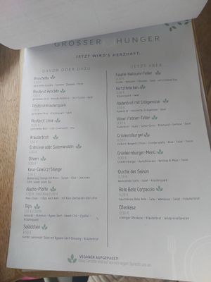 Für den großen Hunger at Muellers Cafe in Schwerin