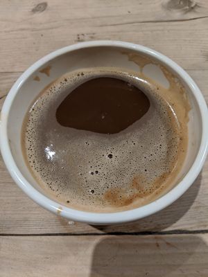 Most disgusting mocha I have ever had. Don't think you can beat this at Le Pain Quotidien - Westfield in London