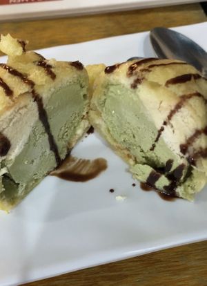 helado tempura ooof delicious   at V-Ramen - Alvaro Obregon in Mexico City