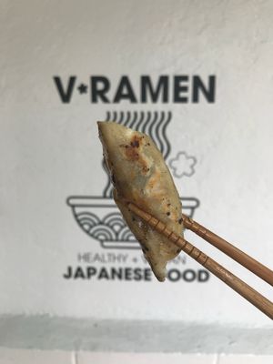 Gyozo  at V-Ramen - Alvaro Obregon in Mexico City