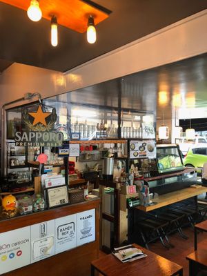 Just a view of the super cute ramen-ya at V-Ramen - Alvaro Obregon in Mexico City