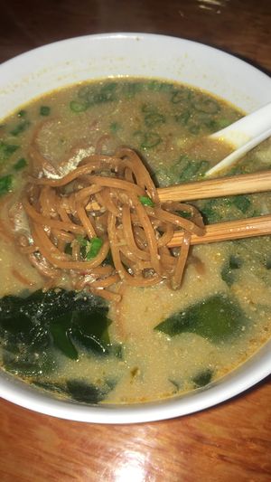 Ramen diablo at V-Ramen - Alvaro Obregon in Mexico City