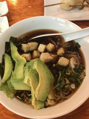 With extra avocado and tofu  at V-Ramen - Alvaro Obregon in Mexico City