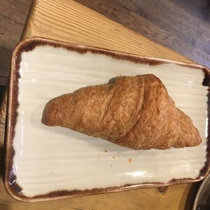 Vegan croissant at Le Pain Quotidien - St Pancras in North London