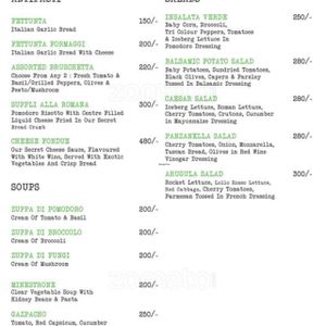 Menu at Crave Foodworks in Kolkata