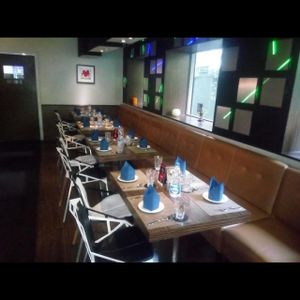 interiors at Crave Foodworks in Kolkata