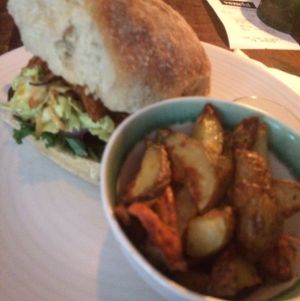 pulled pork bbq at Venchi in Odense