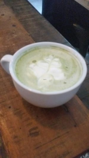 matcha latte  at Venchi in Odense