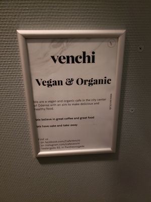 Advertisement at Venchi in Odense