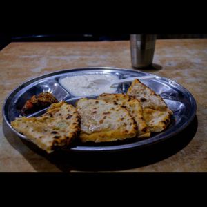 paratha at Balwant Singh's Eating House in Kolkata