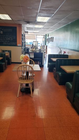 Inside restaurant at Leonor's Mexican Restaurant in North Hollywood