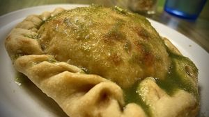 This place never fails to impress! Delicious empanadas   at Leonor's Mexican Restaurant in North Hollywood