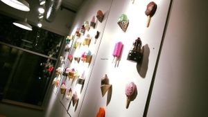 Wall art at Eb & Bean - Division  in Portland