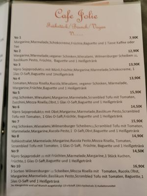 Vegan Brunch at Cafe Jolie in Regensburg