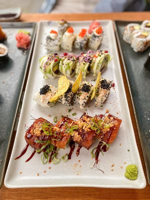 Vegan sushi at MakiMaki Sushi Green in Cologne