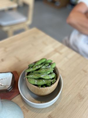 Edamame  at MakiMaki Sushi Green in Cologne