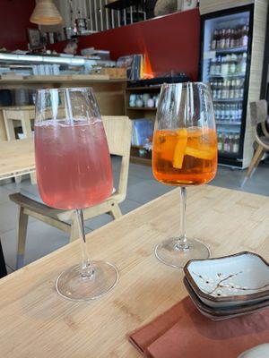 Special summer drink and Aperol   at MakiMaki Sushi Green in Cologne