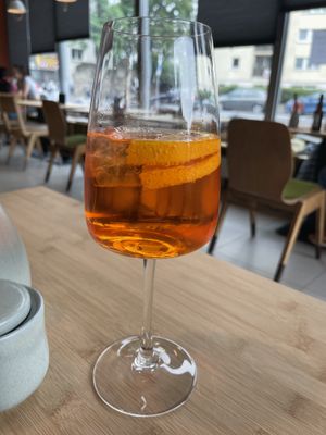 Aperol spritz   at MakiMaki Sushi Green in Cologne