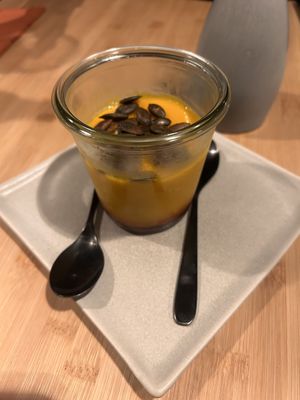 Pumpkin dessert   at MakiMaki Sushi Green in Cologne