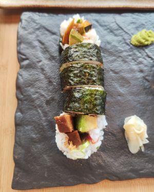 Big roll at MakiMaki Sushi Green in Cologne