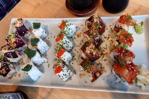 Vegan sushi plate 😍 at MakiMaki Sushi Green in Cologne