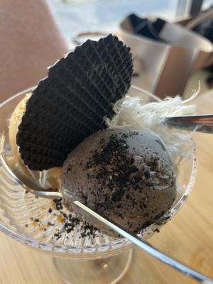 Black sesame !  at MakiMaki Sushi Green in Cologne