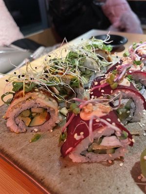 Japanese Greek wedding left : favourite   at MakiMaki Sushi Green in Cologne