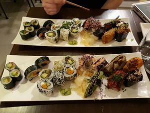 vegan sushi at MakiMaki Sushi Green in Cologne