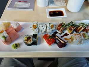 Vegan Sushi Platter  at MakiMaki Sushi Green in Cologne
