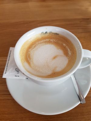 Coffee with soy milk at Coffee&Cake in Zadar
