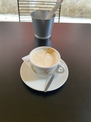 Cappuccino almond milk  at Coffee&Cake in Zadar