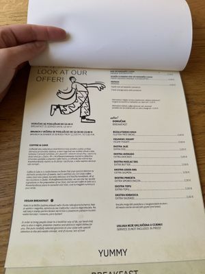 Menu  at Coffee&Cake in Zadar