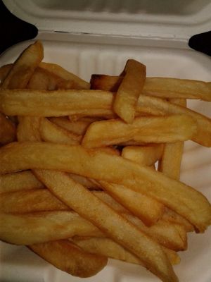 A side of fries at Saca's Mediterranean Cuisine in Claremont