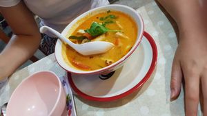 Tom yum soup at Jungle Kitchen in Ao Nang