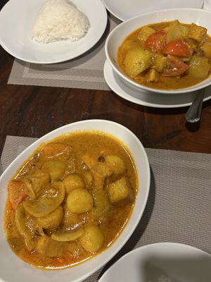 Massaman curry  at Natural Restaurant in Phuket